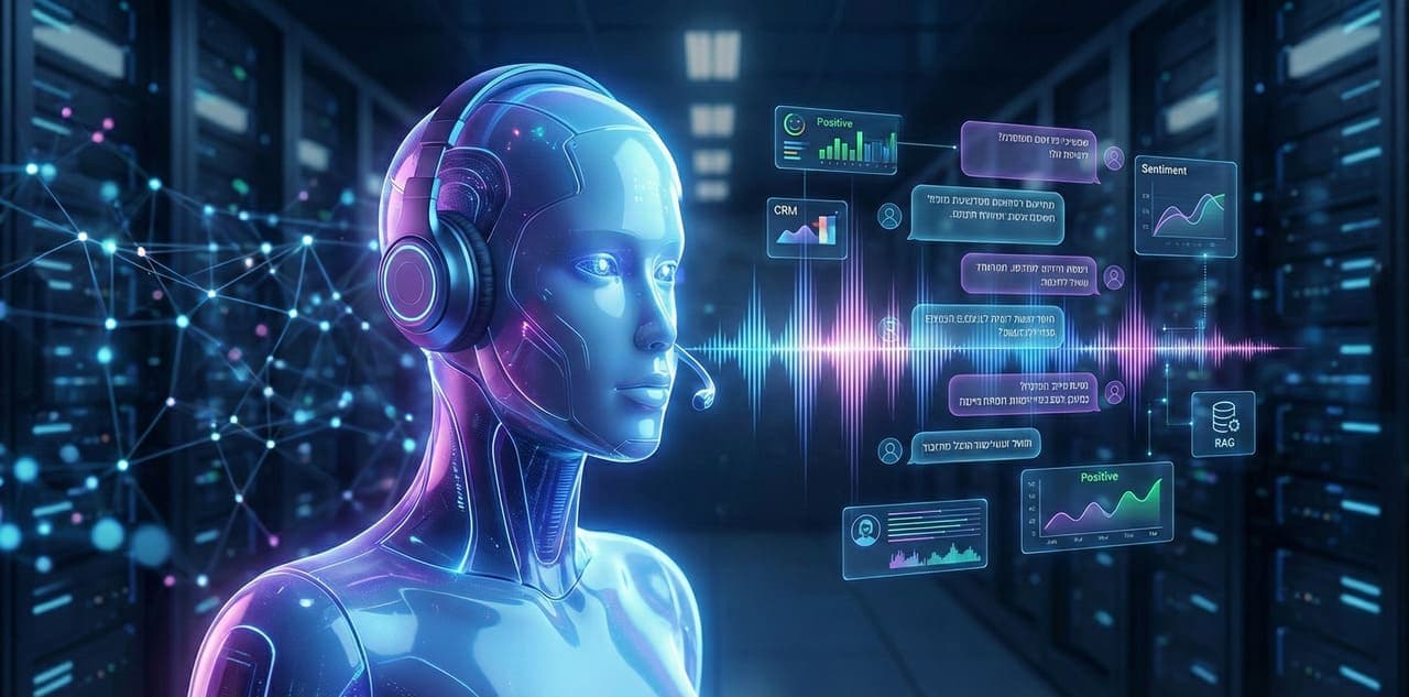 סוכן AI טלפוני קולי וממשקי שיחה חכמים