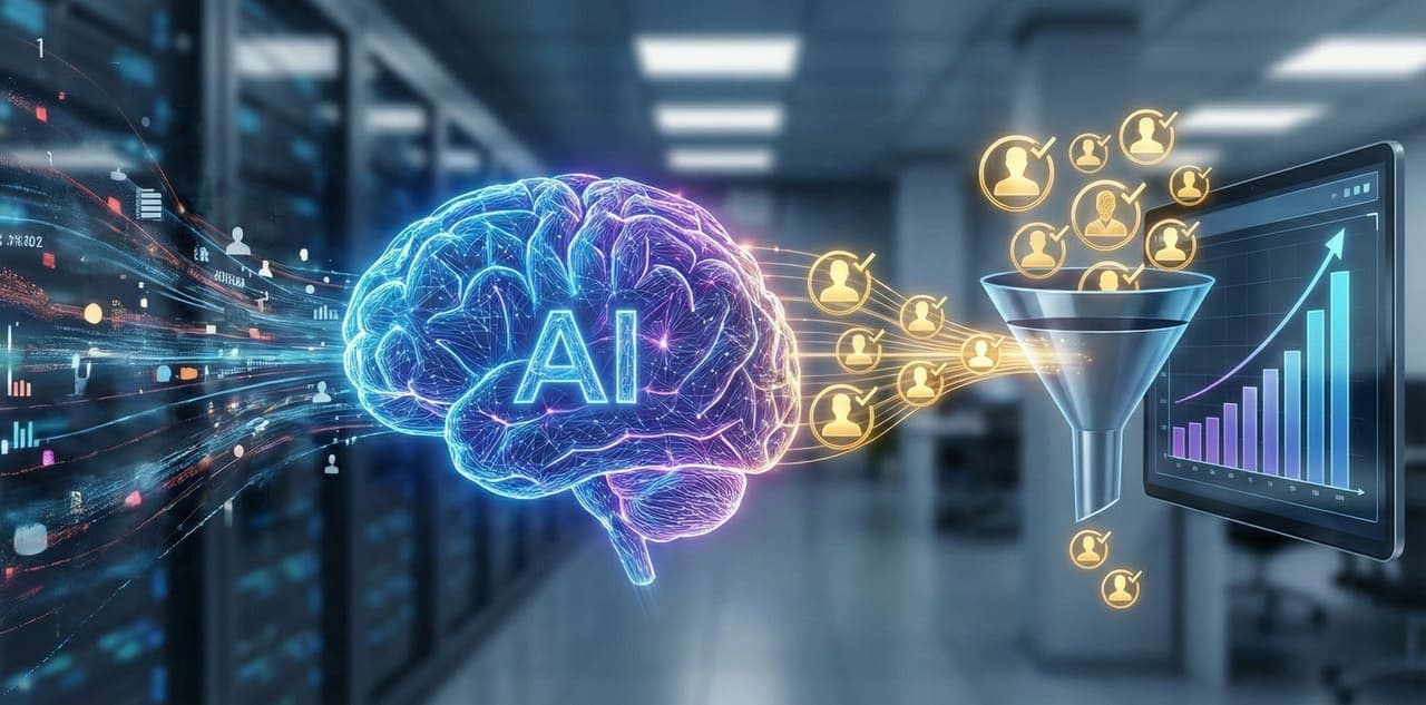 תהליך יצירת לידים איכותיים עם סוכני AI וניתוח נתונים