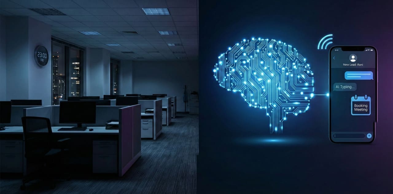 גרף הממחיש את חלון חמש הדקות הקריטי להשבת לקוח פוטנציאלי