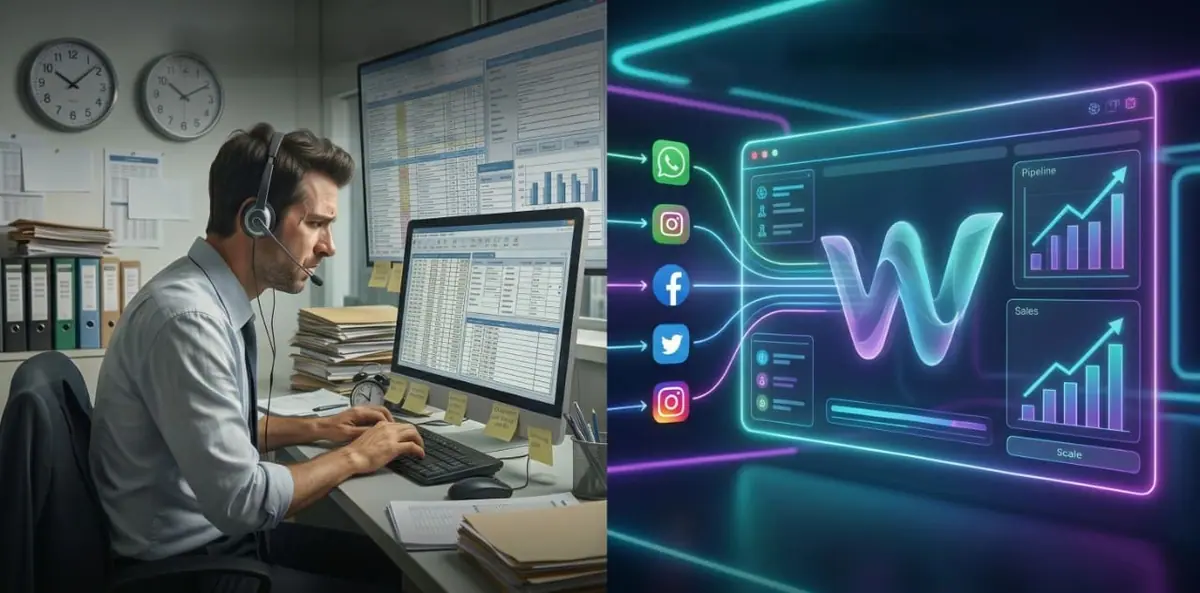 AI-native CRM לעומת CRM מסורתית - ההבדל בניהול לידים ואוטומציה עסקית