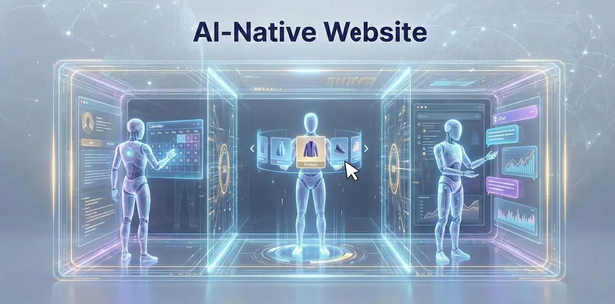 AI-Native website with smart interactions and personalized content