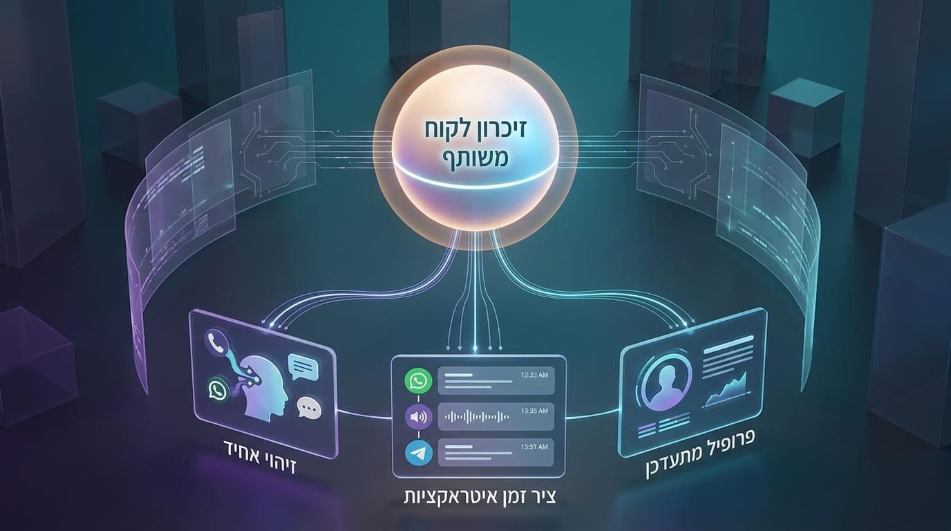 Autonomous Sales and Service Hub concept: one always-on hub unifying WhatsApp, social, website and voice into a single customer context