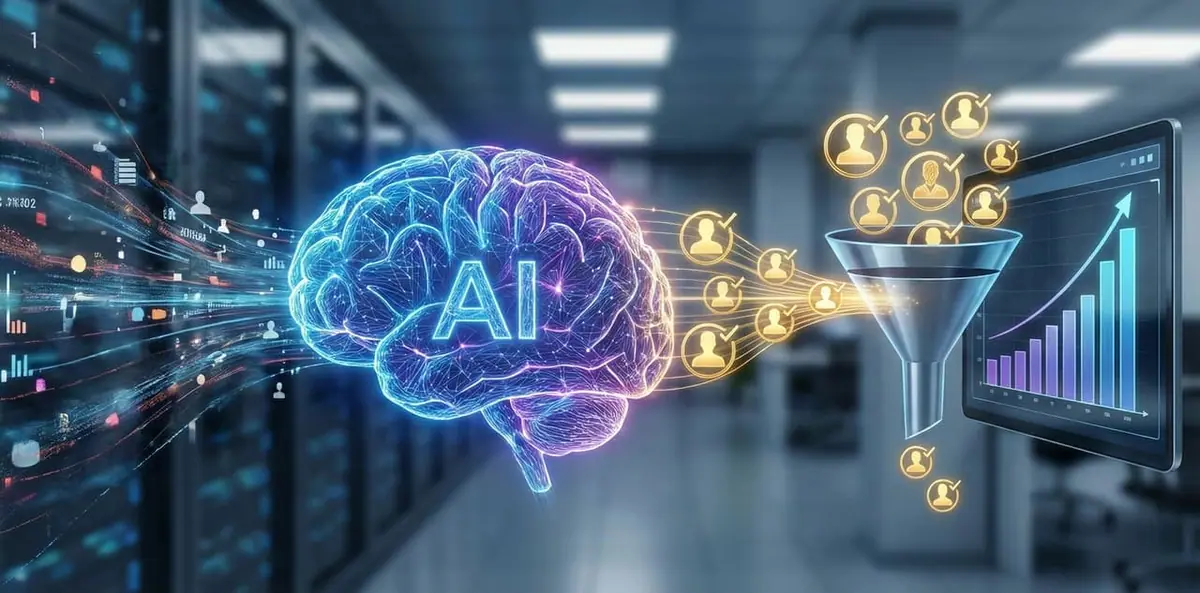 תהליך יצירת לידים איכותיים עם סוכני AI וניתוח נתונים
