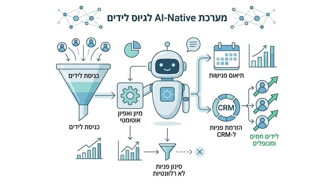 AI lead generation system with automated 24/7 inquiry filtering
