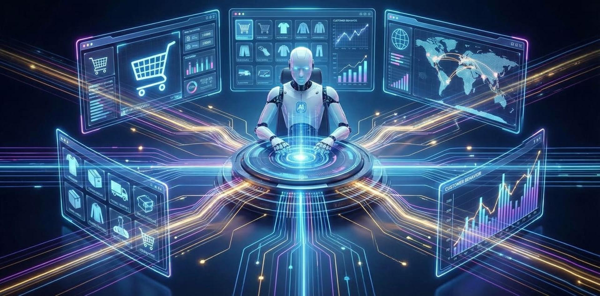 אוטומציה לחנות איקומרס עם סוכני AI וניתוח נתונים